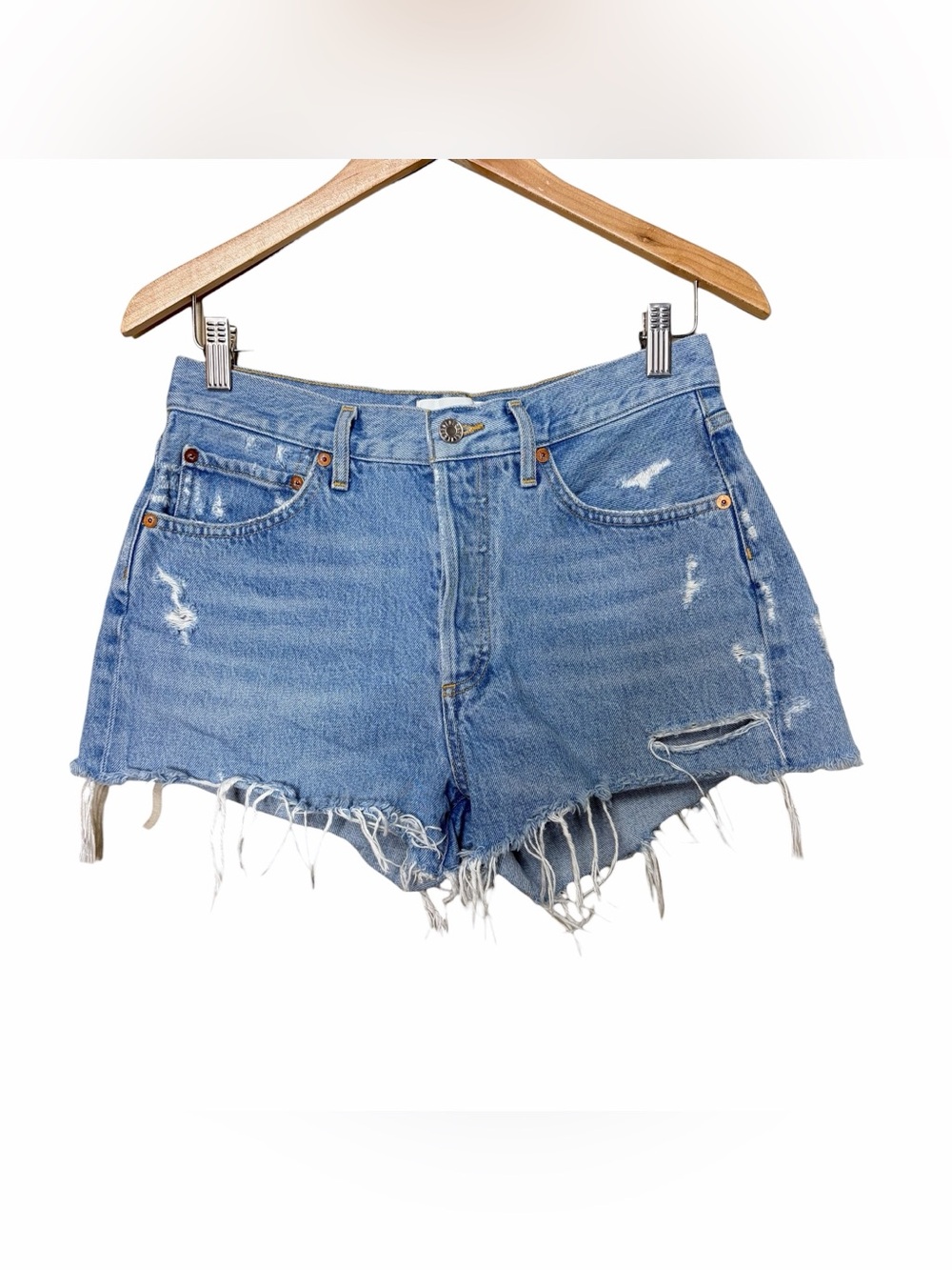 AGOLDE Parker denim jean shorts - Picture 2 of 5